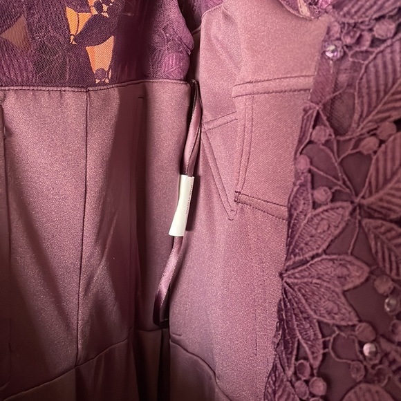 NWT Madison Gardner New York Eggplant Dress - Picture 10 of 10